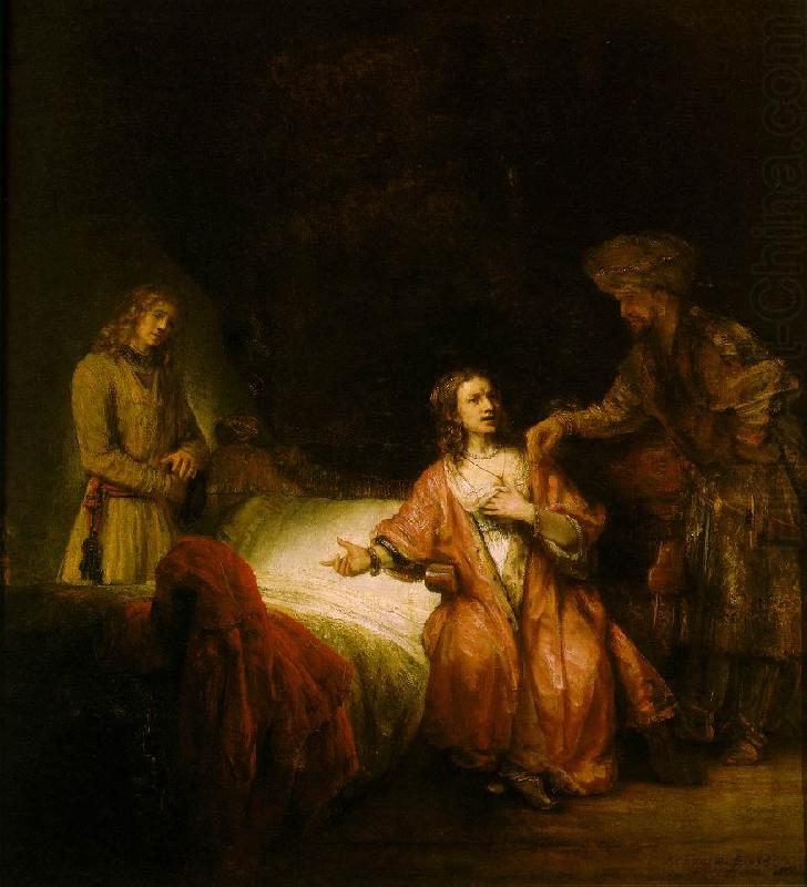 Joseph Accused by Potiphar's Wife, REMBRANDT Harmenszoon van Rijn